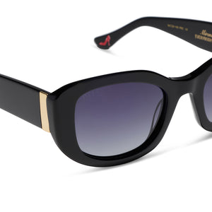 Devil Wears Prada Miranda Sunglasses | Black & Grey | DIFF Eyewear