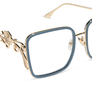 DISNEY PRINCESS - BELLE 2.0 + GOLD + ENCHANTING BLUE + PRESCRIPTION GLASSES
