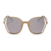 Color swatch for donna iii - gold + midnight gradient + polarized sunglasses