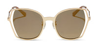 swatch for DONNA III - GOLD + GOLD MIRROR + POLARIZED SUNGLASSES