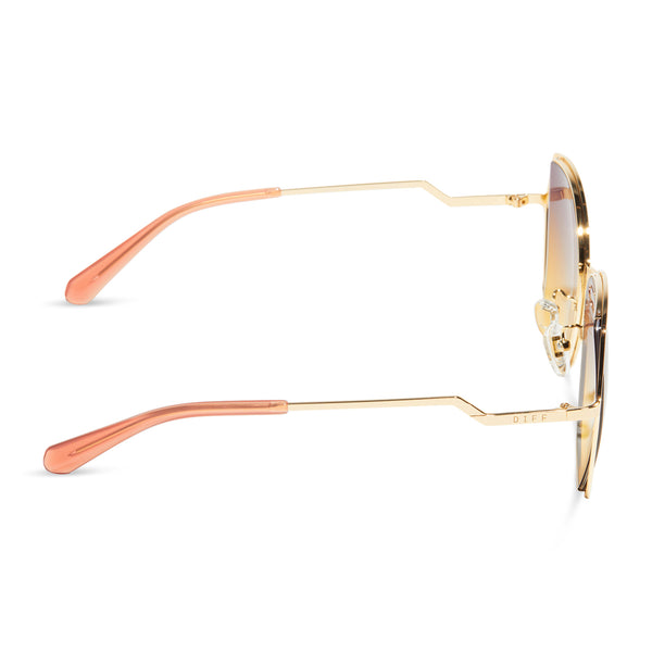 donna iii - gold + inca gradient sunglasses 3