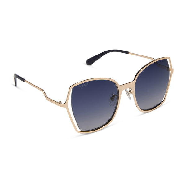 donna iii - gold + midnight gradient + polarized sunglasses 2