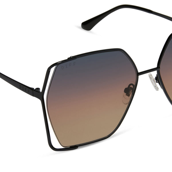 donna iv - black + twilight gradient + polarized sunglasses 4