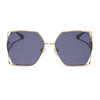 Color swatch for donna iv - brushed gold + truffle sunglasses