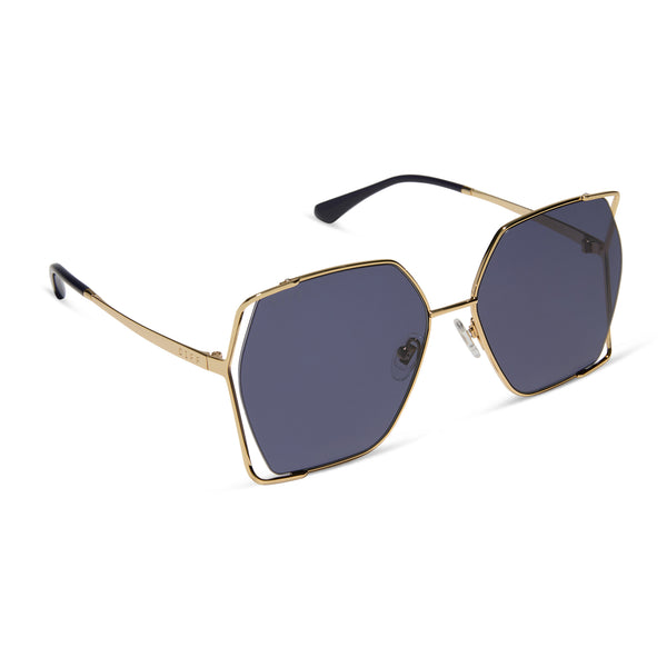 donna iv - gold + midnight + polarized sunglasses 2