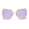 Color swatch for donna iv - champagne + grey gradient sunglasses