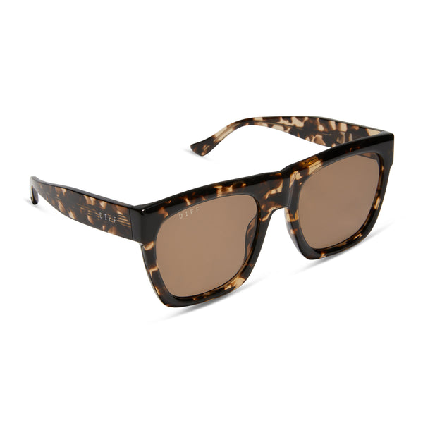 easton - espresso tortoise + brown sunglasses 2