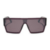 Color swatch for electra - matte black + twilight gradient sunglasses