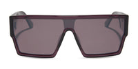 swatch for ELECTRA - AUBERGINE + AUBERGINE W SILVER FLASH SUNGLASSES--sold out