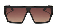 swatch for ELECTRA - BLACK + BROWN GRADIENT SUNGLASSES--sold out