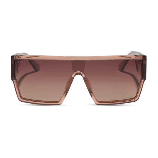electra - café ole + brown gradient + polarized sunglasses