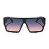 Color swatch for electra - matte black + twilight gradient sunglasses