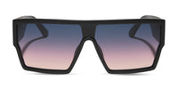 swatch for ELECTRA - MATTE BLACK + TWILIGHT GRADIENT SUNGLASSES