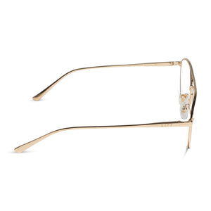Emerson Aviator Glasses | Gold | DIFF Eyewear