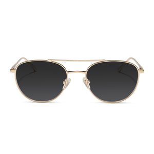 Emerson Aviator Glasses | Gold | DIFF Eyewear
