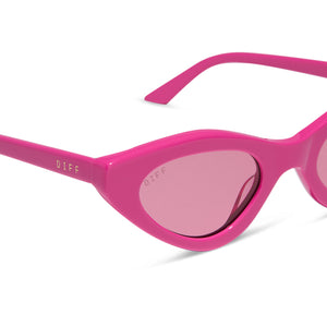 Emily In Paris Emily 2.0 Sunglasses | Pink & Pink | DIFF Eyewear display picture 1