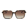 Color swatch for esme - vintage rose crystal + brown gradient sunglasses
