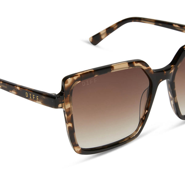 esme - espresso tortoise + brown gradient sunglasses 4