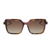 Color swatch for esme - vintage rose crystal + brown gradient sunglasses