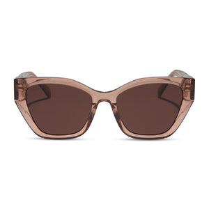 EVIE - CAFÉ OLE + BROWN + POLARIZED SUNGLASSES