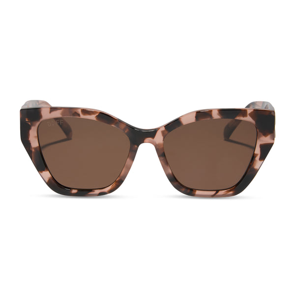 evie - himalayan tortoise + brown + polarized sunglasses