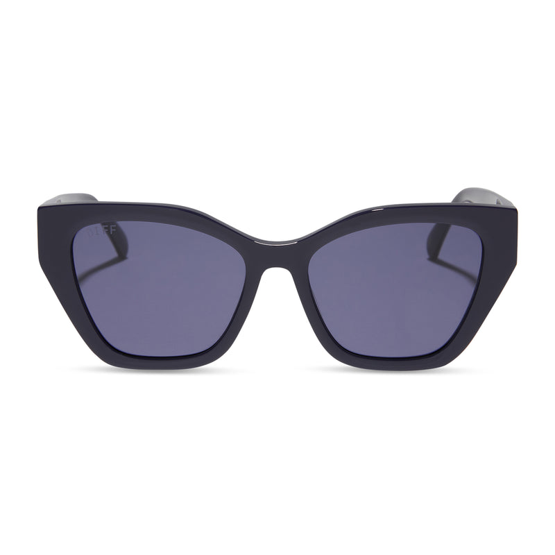 EVIE - BLACK + GREY + POLARIZED SUNGLASSES