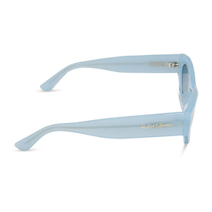 For Love & Lemons Lucy Sunglasses | Pastel Blue & Blue | DIFF Eyewear