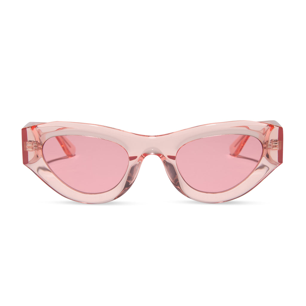 LUCY - PASTEL PINK + ROSE SUNGLASSES