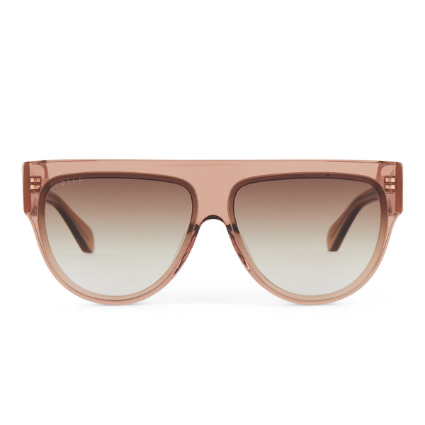 NEW DIFF women\'s georgie sunglasses in thistle gray Georgie Square Sunglasses | Thistle & Grey Gradient | DIFF  main image 2