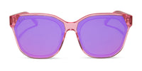 swatch for GIA - CANDY PINK CRYSTAL + PINK RUSH MIRROR SUNGLASSES