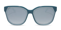 swatch for GIA - DEEP SPACE + GREY GRADIENT WITH SILVER FLASH SUNGLASSES