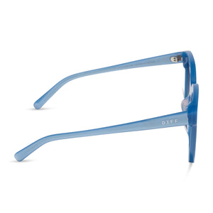 Gia Square Sunglasses | Light Blue & Slate Gradient Flash  display picture 2