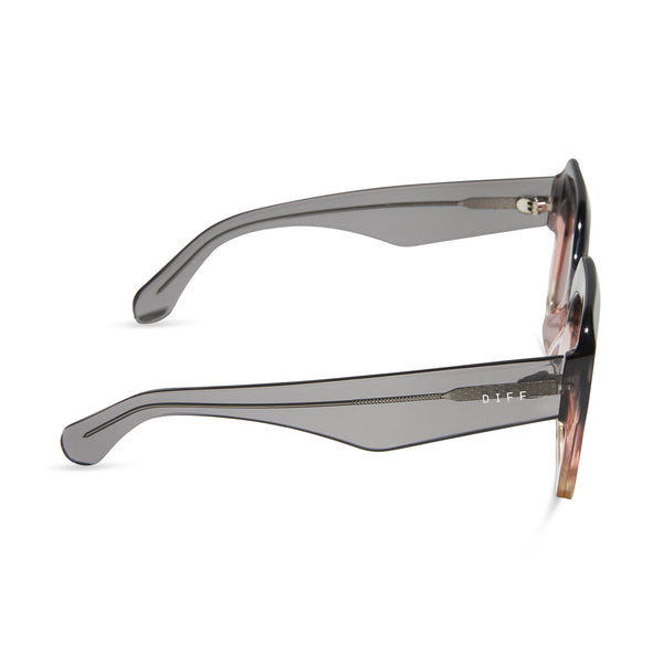 giada - smoke rose crystal ombre + mauve + polarized sunglasses 3