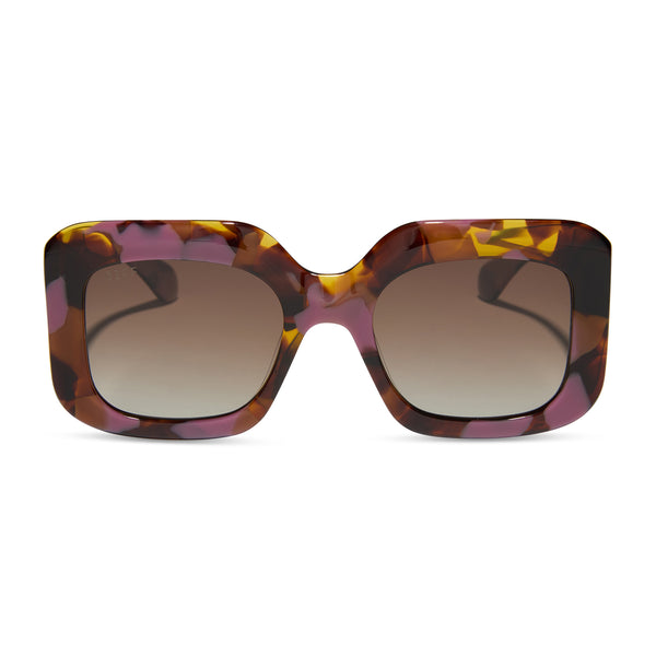 giada - torino tortoise + brown gradient + polarized sunglasses