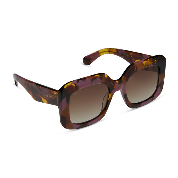 giada - torino tortoise + brown gradient + polarized sunglasses 2