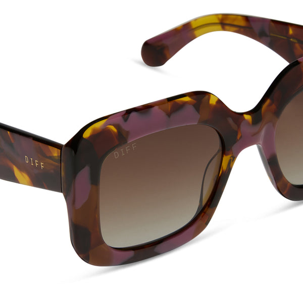 giada - torino tortoise + brown gradient + polarized sunglasses 4