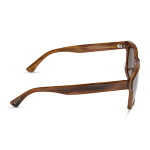 Gino XL Square Sunglasses | Longhorn & Brown | DIFF Eyewear