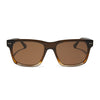 Color swatch for gino xl - matte rich tortoise + brown + polarized sunglasses