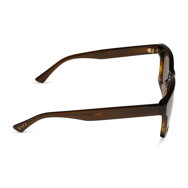 gino xl - mocha + brown + polarized sunglasses 3