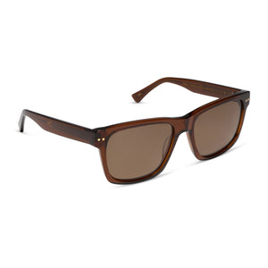 Gino XL Square Sunglasses | Whiskey & Brown Polarized | DIFF Eyewear