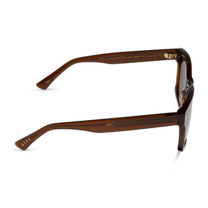 Gino XL Square Sunglasses | Whiskey & Brown Polarized | DIFF Eyewear