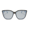 Color swatch for gjelina - macchiato + brown gradient sunglasses