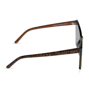Goldie Cateye Sunglasses | Animal & Red Hot Summer Mirror | DIFF