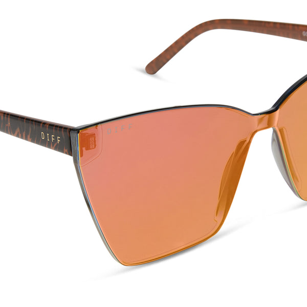 goldie - animal + red hot summer mirror sunglasses 4