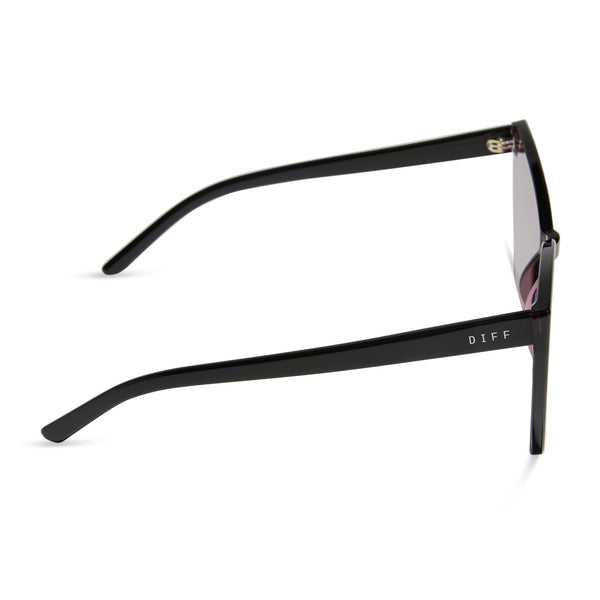 goldie - black + aubergine w silver flash sunglasses 3