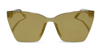 swatch for GOLDIE - KOMBU + MOSS MIRROR SUNGLASSES