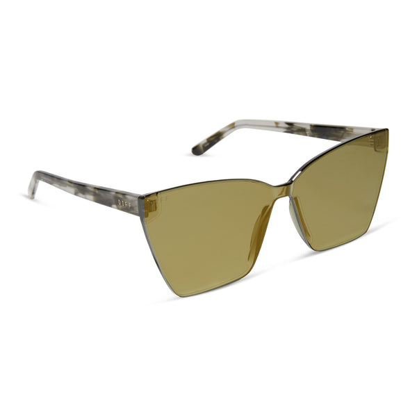 goldie - kombu + moss mirror sunglasses 2