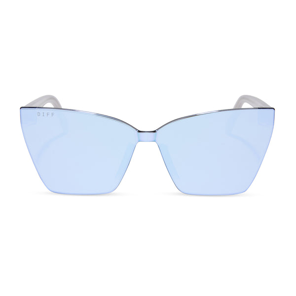 Goldie XS Cateye Sunglasses | Thistle & Lavender Mirror 