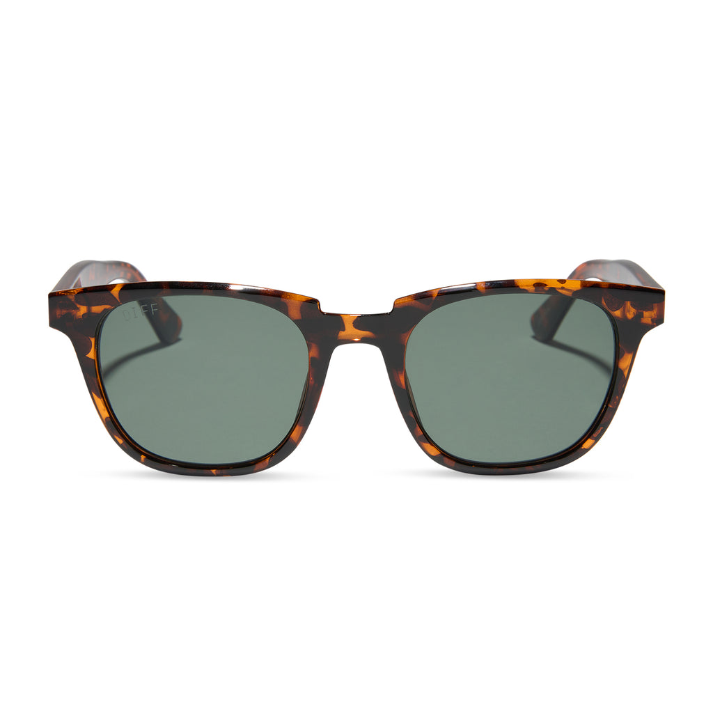GRAYSON - TORTOISE + G15 SUNGLASSES