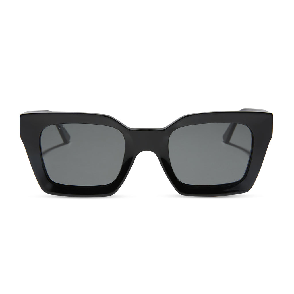 GREER - BLACK + GREY + POLARIZED SUNGLASSES